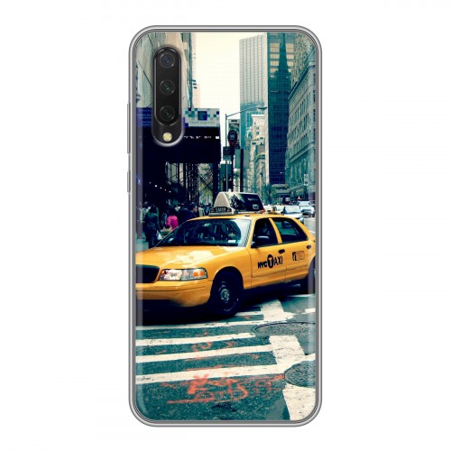 Дизайнерский силиконовый чехол для Xiaomi Mi 9 Lite Нью-Йорк