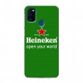 Дизайнерский силиконовый чехол для Samsung Galaxy M30s Heineken