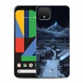 Дизайнерский пластиковый чехол для Google Pixel 4 Ночь