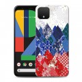 Дизайнерский пластиковый чехол для Google Pixel 4 Российский флаг