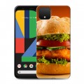 Дизайнерский пластиковый чехол для Google Pixel 4 Бургеры