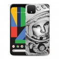 Дизайнерский пластиковый чехол для Google Pixel 4 Юрий Гагарин