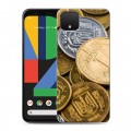 Дизайнерский силиконовый чехол для Google Pixel 4 XL Текстуры денег