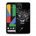 Дизайнерский пластиковый чехол для Google Pixel 4 XL Леопард