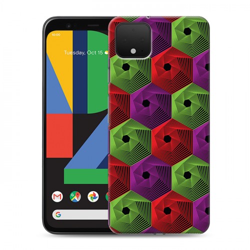Дизайнерский силиконовый чехол для Google Pixel 4 XL Геометрические вихри