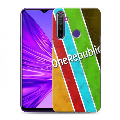 Дизайнерский силиконовый чехол для Realme 5 OneRepublic