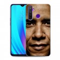Дизайнерский пластиковый чехол для Realme 5 Pro Барак Обама