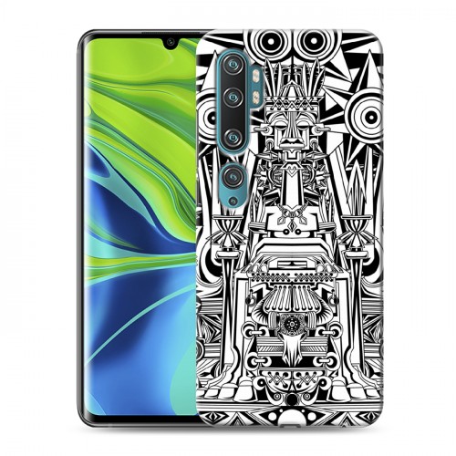 Дизайнерский силиконовый с усиленными углами чехол для Xiaomi Mi Note 10 Мистические божества