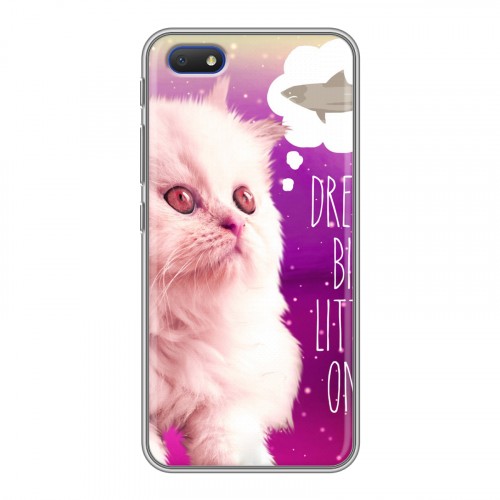 Дизайнерский пластиковый чехол для Alcatel 1V (2019) Космик кошки