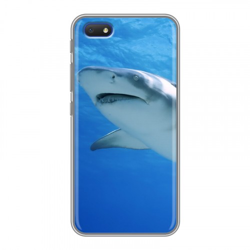 Дизайнерский пластиковый чехол для Alcatel 1V (2019) Акулы