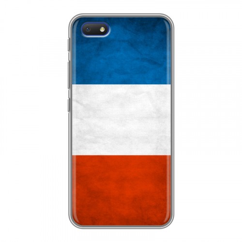 Дизайнерский пластиковый чехол для Alcatel 1V (2019) Флаг Франции