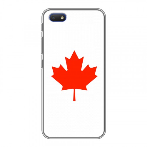 Дизайнерский пластиковый чехол для Alcatel 1V (2019) Флаг Канады