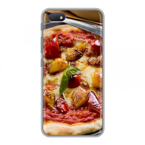 Дизайнерский пластиковый чехол для Alcatel 1V (2019) Пицца