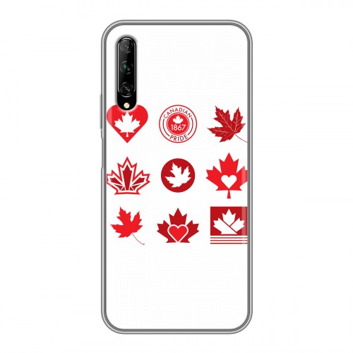 Дизайнерский силиконовый чехол для Huawei Y9s Флаг Канады