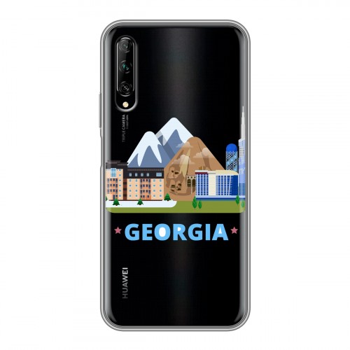 Дизайнерский силиконовый чехол для Huawei Y9s Грузия