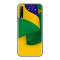 Дизайнерский силиконовый чехол для Huawei Y9s Флаг Бразилии