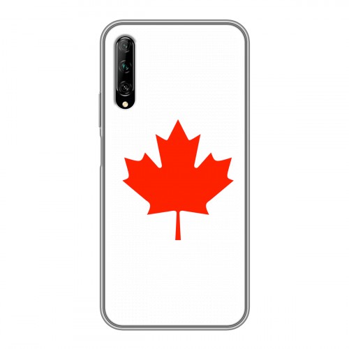 Дизайнерский силиконовый чехол для Huawei Y9s Флаг Канады