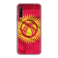 Дизайнерский силиконовый чехол для Huawei Y9s Флаг Киргизии