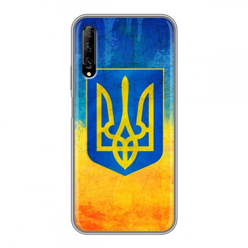 Дизайнерский силиконовый чехол для Huawei Y9s Флаг Украины