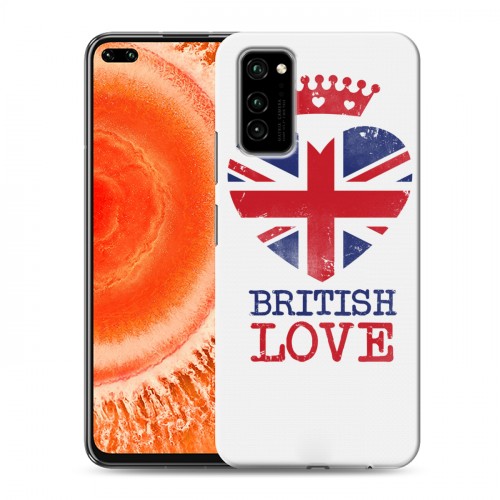 Дизайнерский силиконовый чехол для Huawei Honor View 30 Pro British love