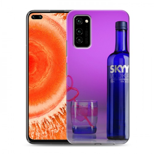 Дизайнерский силиконовый чехол для Huawei Honor View 30 Pro Skyy Vodka