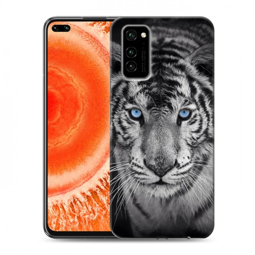 Дизайнерский силиконовый чехол для Huawei Honor View 30 Pro Тигры