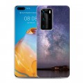 Дизайнерский пластиковый чехол для Huawei P40 Pro ночь