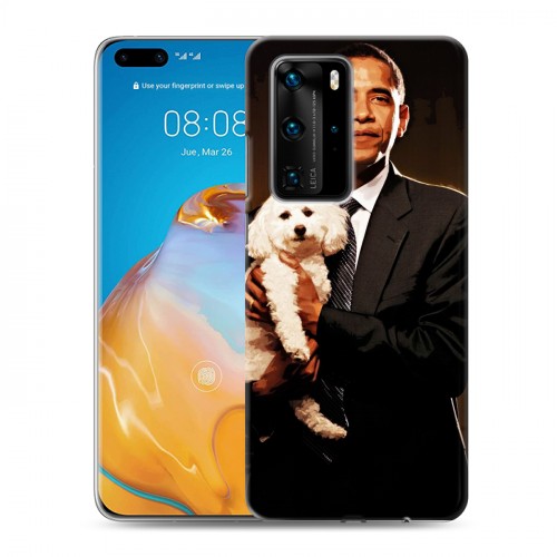 Дизайнерский пластиковый чехол для Huawei P40 Pro Барак Обама