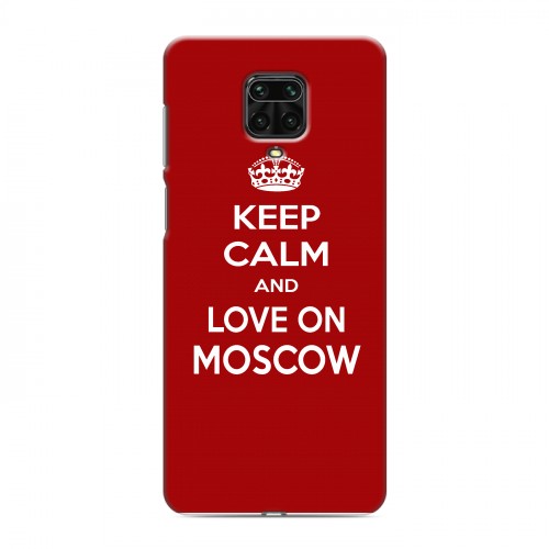 Дизайнерский силиконовый чехол для Xiaomi Redmi Note 9 Pro Москва