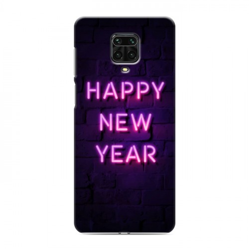 Дизайнерский силиконовый чехол для Xiaomi Redmi Note 9 Pro Happy 2020
