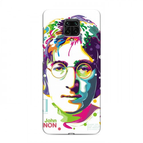 Дизайнерский силиконовый чехол для Xiaomi Redmi Note 9 Pro Джон Леннон