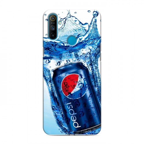 Дизайнерский пластиковый чехол для Realme C3 Pepsi