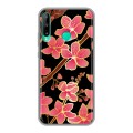 Дизайнерский силиконовый чехол для Huawei P40 Lite E Люксовые цветы