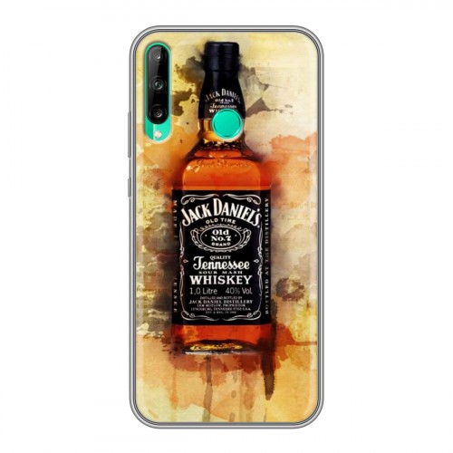 Дизайнерский пластиковый чехол для Huawei P40 Lite E Jack Daniels