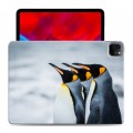 Дизайнерский силиконовый с усиленными углами чехол для Ipad Pro 11 (2020) Пингвины