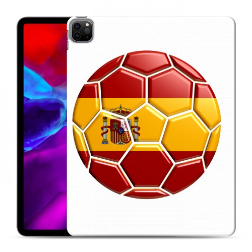 Полупрозрачный дизайнерский пластиковый чехол для Ipad Pro 12.9 (2020) флаг Испании