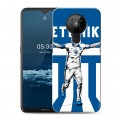 Дизайнерский пластиковый чехол для Nokia 5.3 Флаг Греции
