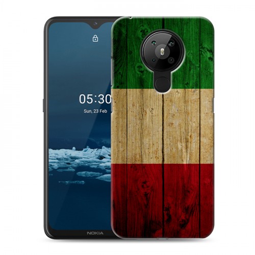 Дизайнерский пластиковый чехол для Nokia 5.3 Флаг Италии