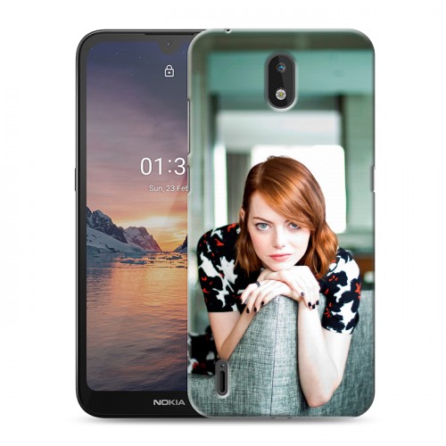 Дизайнерский силиконовый с усиленными углами чехол для Nokia 1.3 Эмма Стоун