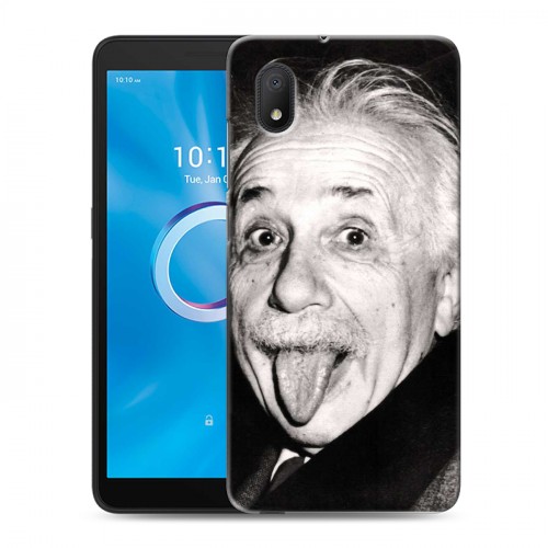 Дизайнерский силиконовый чехол для Alcatel 1B (2020) Альберт Эйнштейн