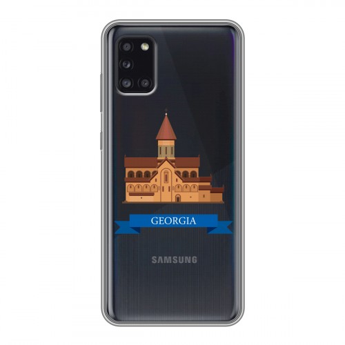 Дизайнерский силиконовый чехол для Samsung Galaxy A31 Грузия
