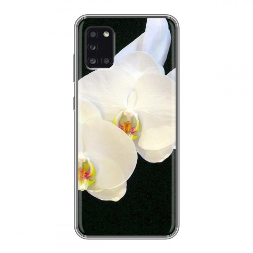 Дизайнерский силиконовый чехол для Samsung Galaxy A31 Орхидеи