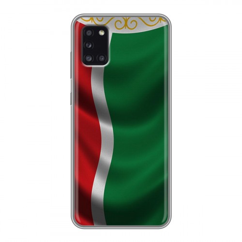 Дизайнерский силиконовый чехол для Samsung Galaxy A31 Флаг Чечни