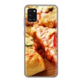 Дизайнерский силиконовый чехол для Samsung Galaxy A31 Пицца