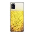 Дизайнерский силиконовый чехол для Samsung Galaxy A31 Пузырьки пива