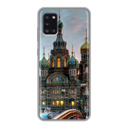 Дизайнерский силиконовый чехол для Samsung Galaxy A31 Санкт-Петербург
