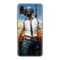 Дизайнерский силиконовый чехол для ZTE Blade A5 (2020) PLAYERUNKNOWN'S BATTLEGROUNDS