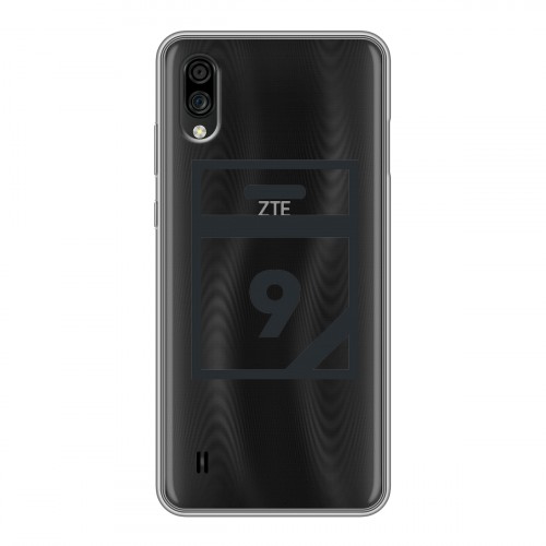 Полупрозрачный дизайнерский пластиковый чехол для ZTE Blade A5 (2020) Стикеры к Дню Победы