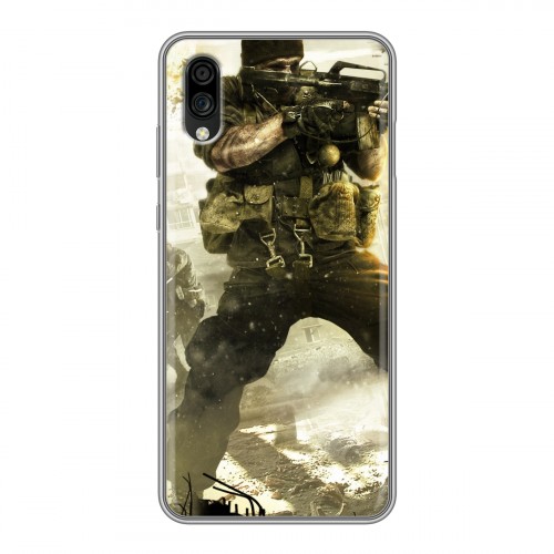 Дизайнерский силиконовый чехол для ZTE Blade A5 (2020) Call of duty