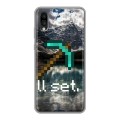 Дизайнерский силиконовый чехол для ZTE Blade A5 (2020) Minecraft